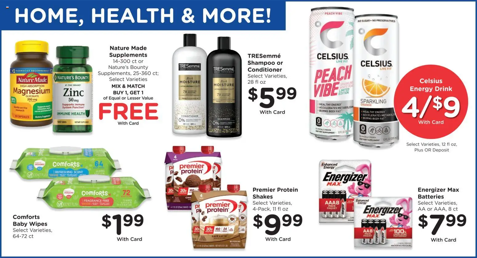 QFC Weekly Ad - OR - valid from 07.01.2026 | Page: 9 | Products: Magnesium, Fragrance, Conditioner, Peach