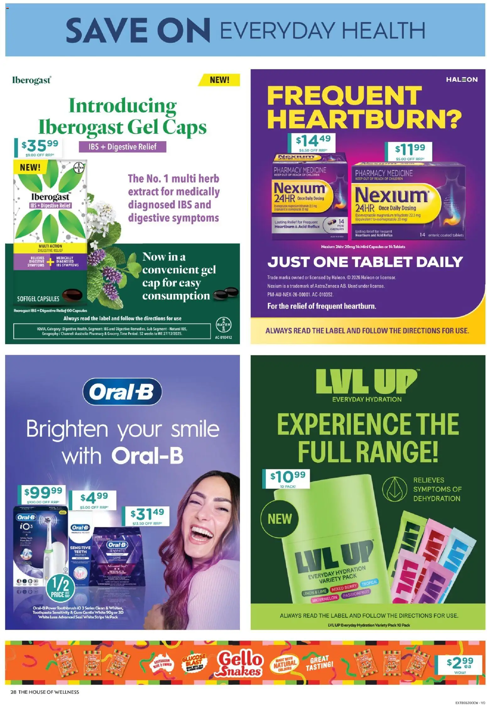 Chemist Warehouse catalogue - valid from 09.04.2026 | Page: 28 | Products: Passionfruit, Lemon, Lime, Tablet