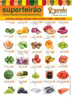 Sonda ofertas Feirão - Pré-Visualização do folheto da loja Sonda, válido de 18.03.2026