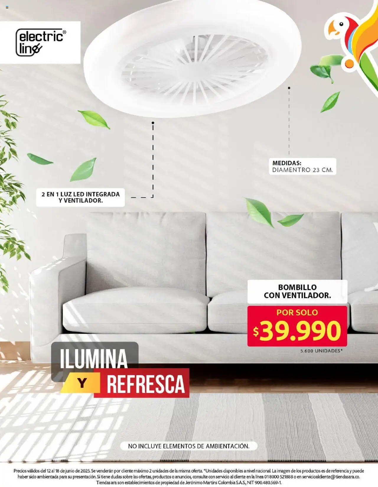 Ara revista - valida desde el 12.06.2025 | Página: 14 | Productos: Bombillo, Sobre