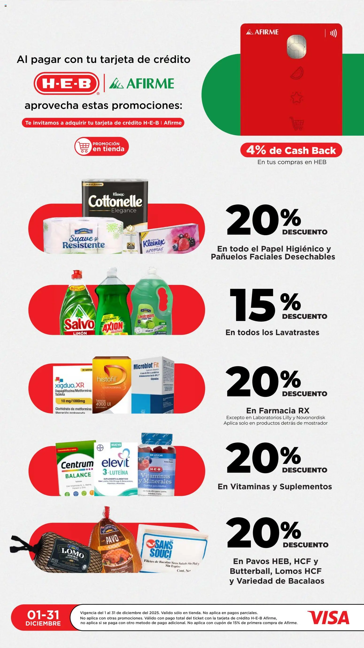 Nuevas ofertas de H-E-B válidas en toda la República Mexicana desde el 05.12.2025. ¡Encuentra las mejores ofertas en H-E-B folleto! | Página: 16 | Productos: Vitaminas, Papel higiénico, Té, Tableta