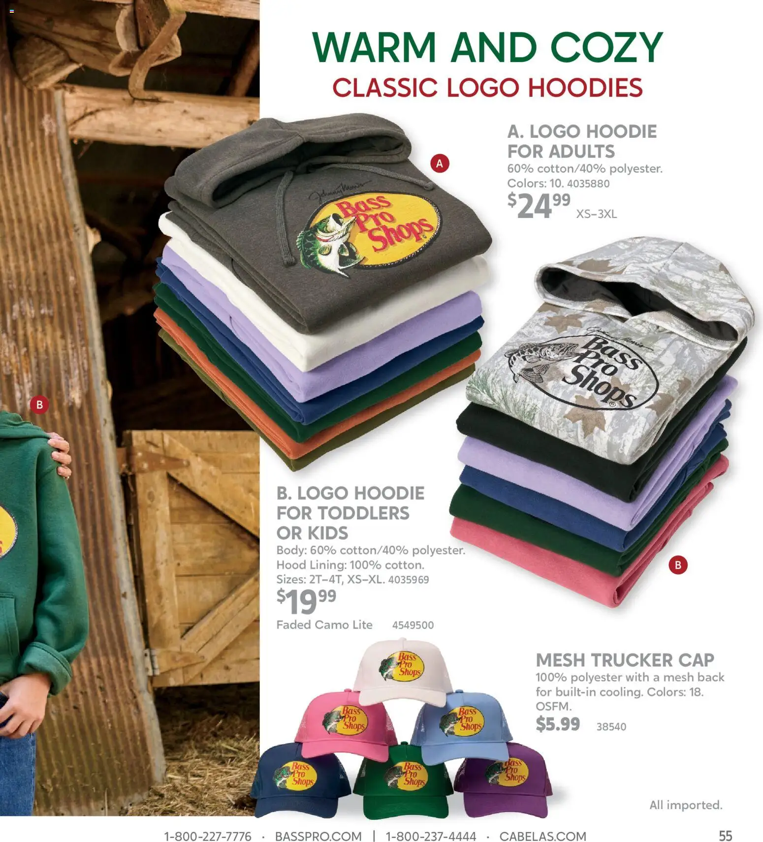 Cabela's Winter Clothing 25 - valid from 20.11.2025 | Page: 55 | Products: Hoodie, Cap