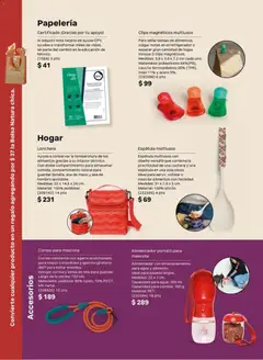 Vista previa de Natura campaña 5 2026, nuevo folleto de la tienda, válido en México a partir del 13.03.2026 | Página: 158 | Productos: Refrigerador, Imán, Bolsa, Cuchara