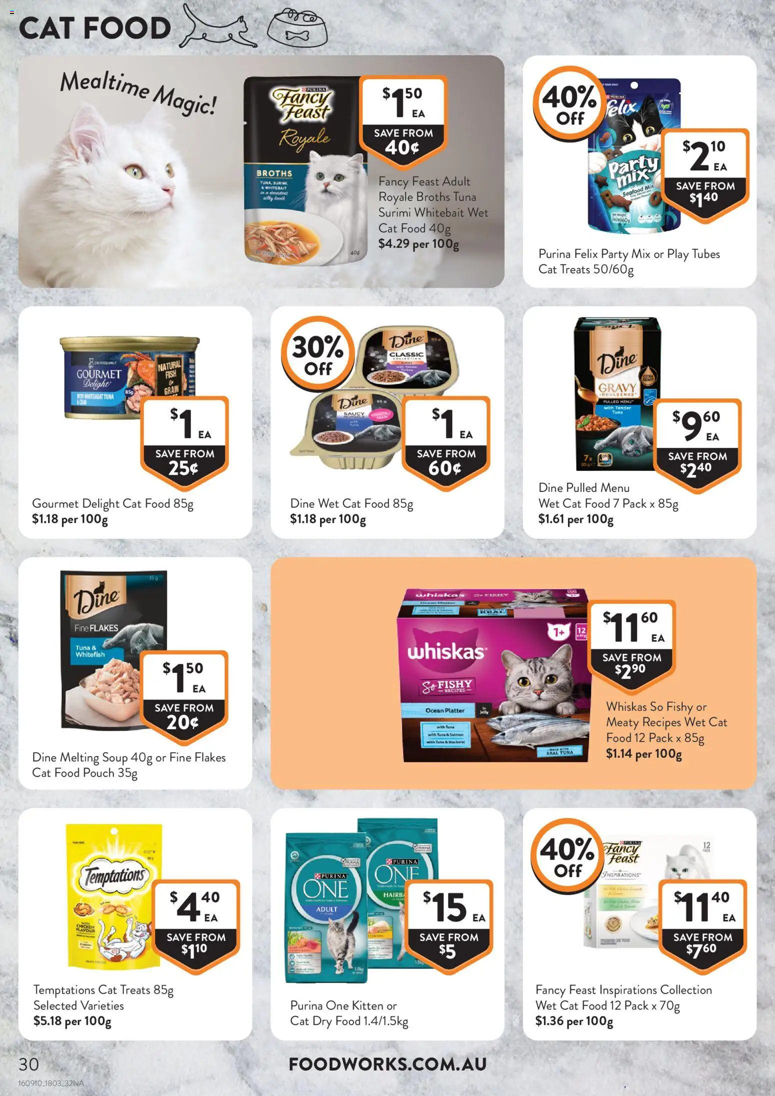 Foodworks catalogue - valid from 18.03.2026 | Page: 30 | Products: Salmon, Soup, Seafood, Tuna