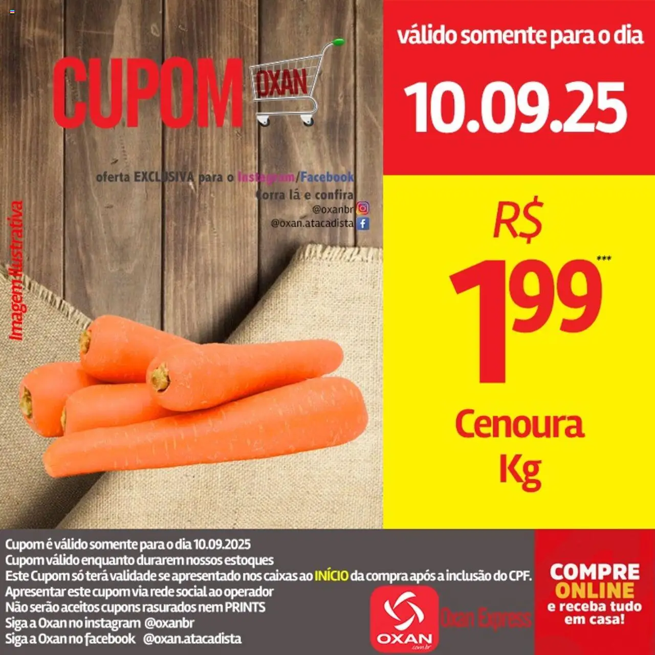Oxan Atacadista Folheto - válido de 10.09.2025 | Página: 23 | Produtos: Cenoura