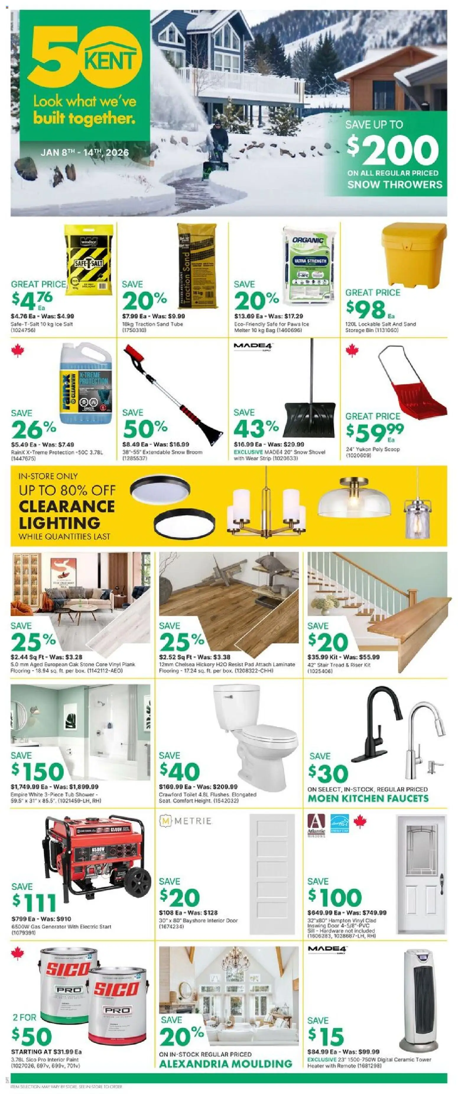 Kent flyer valid from 08.01.2026 | Page: 1 | Products: Bag, Shower