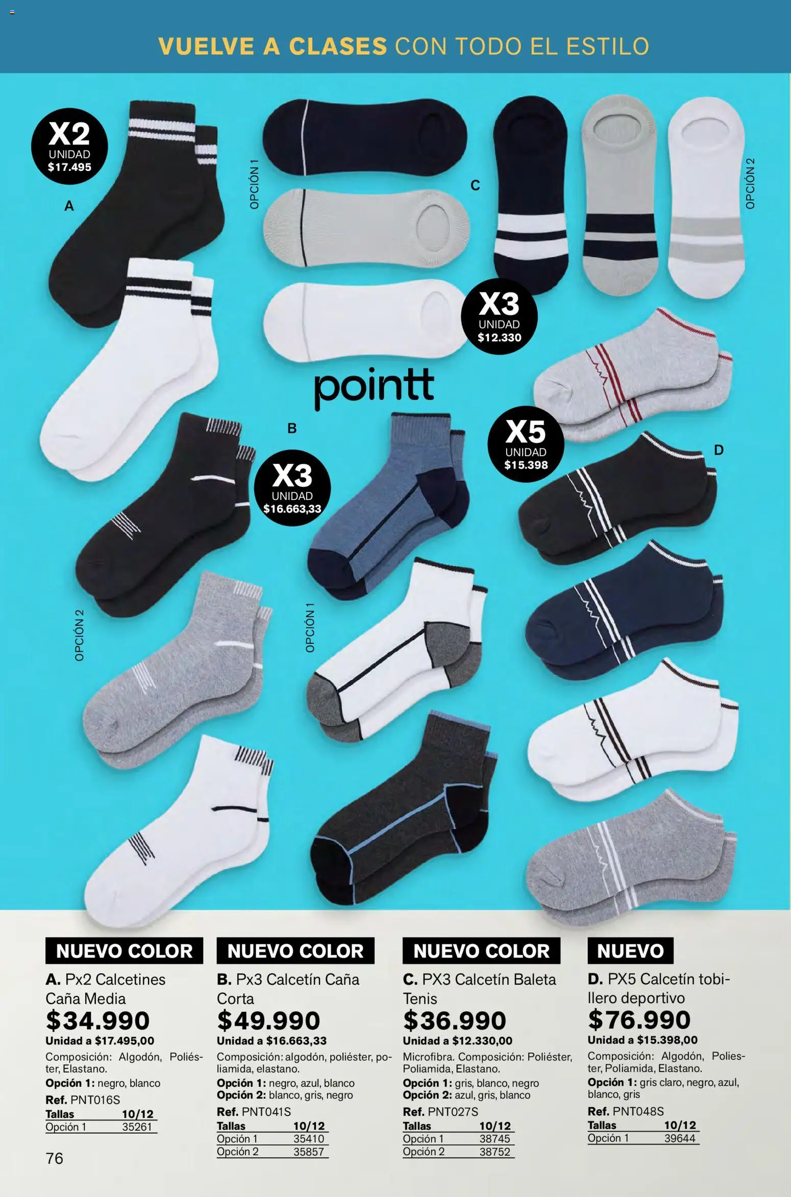 Leonisa revista - valida desde el 02.01.2026 | Página: 76 | Productos: Baleta, Tenis