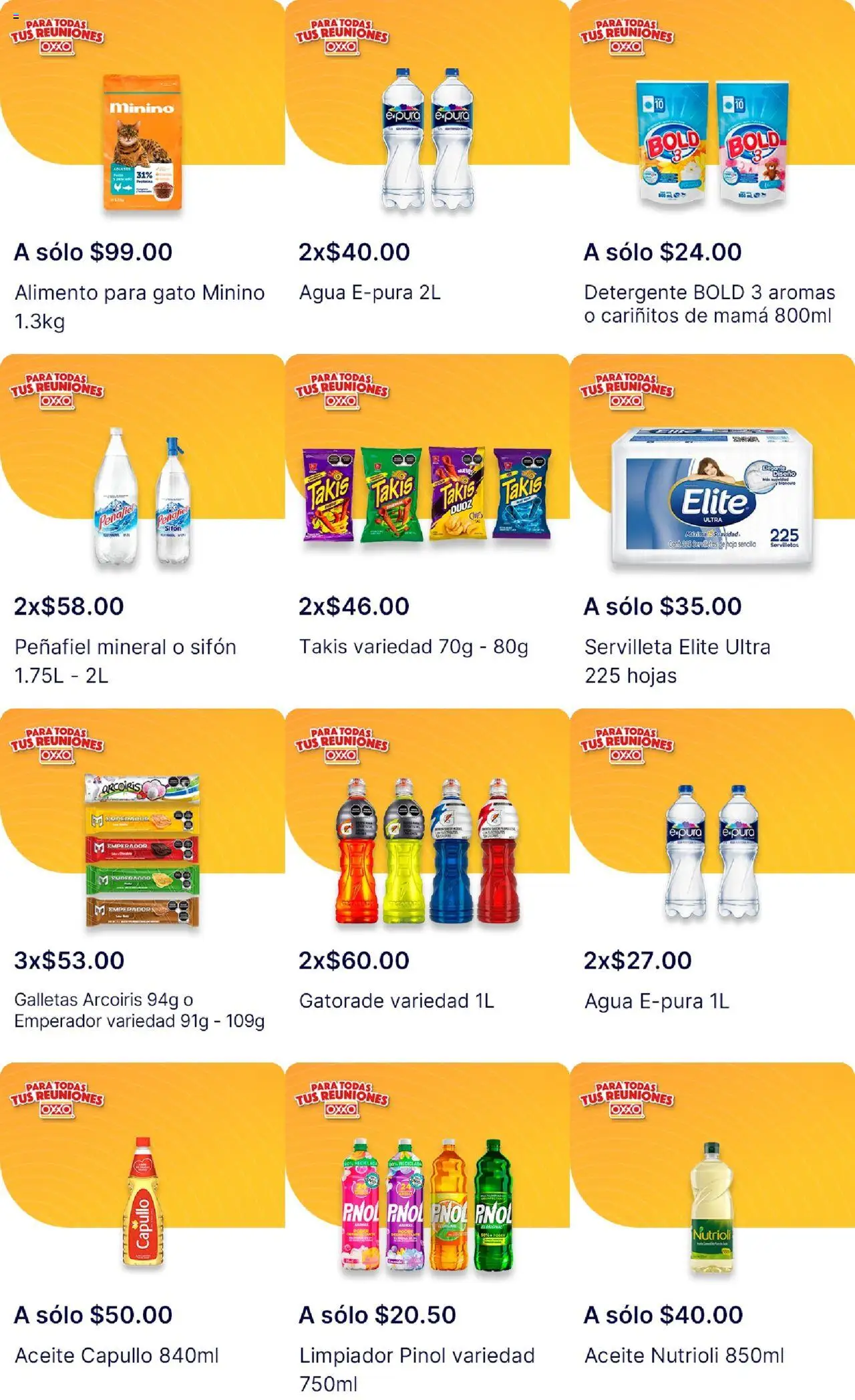 Nuevas ofertas de OXXO válidas en toda la República Mexicana desde el 26.09.2025. ¡Encuentra las mejores ofertas en OXXO - Folleto! | Página: 7 | Productos: Detergente, Agua, Aceite, Servilletas
