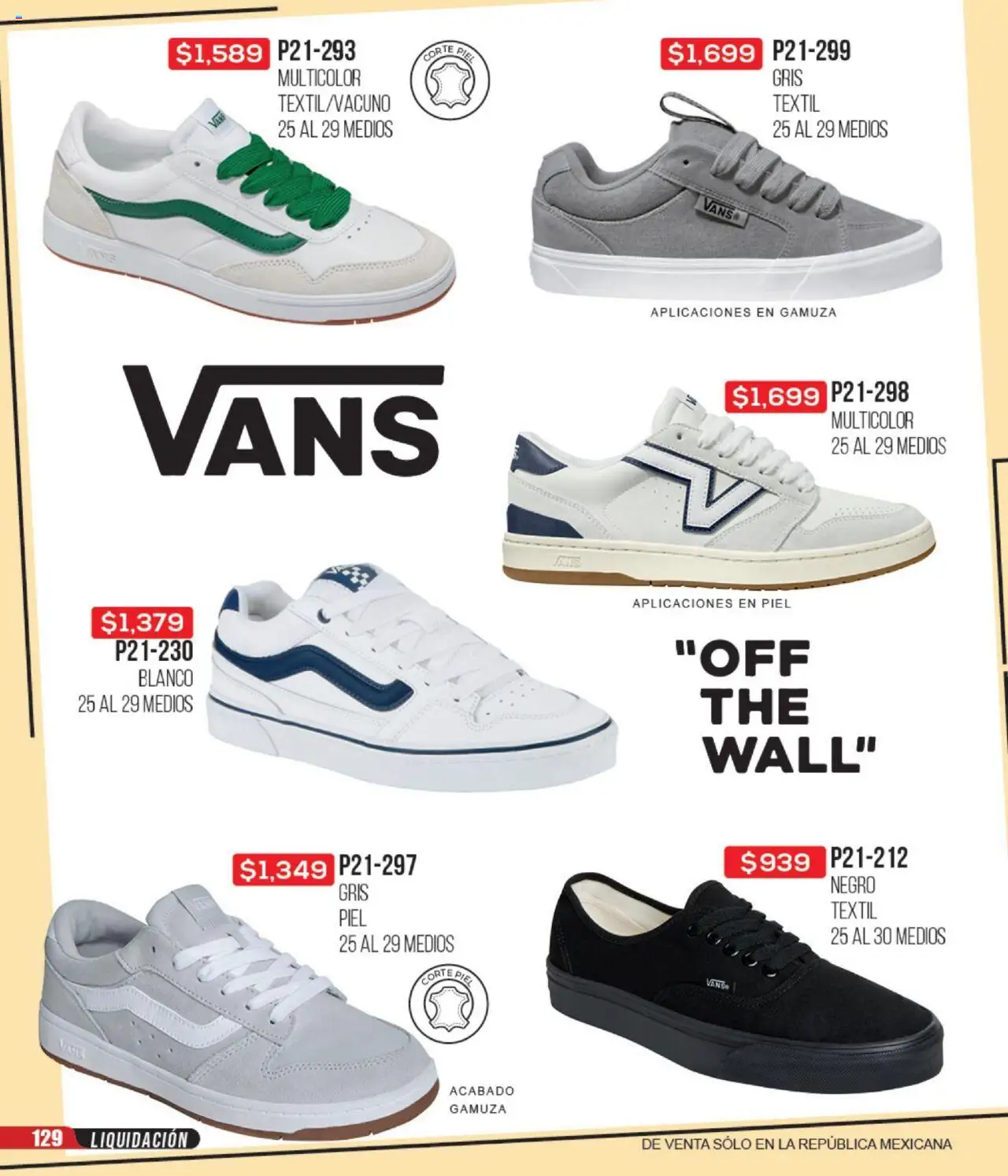 Nuevas ofertas de Cklass válidas en toda la República Mexicana desde el 09.09.2025. ¡Encuentra las mejores ofertas en Cklass - Catálogo Liquidacion Calzado! | Página: 130 | Productos: Gamuza