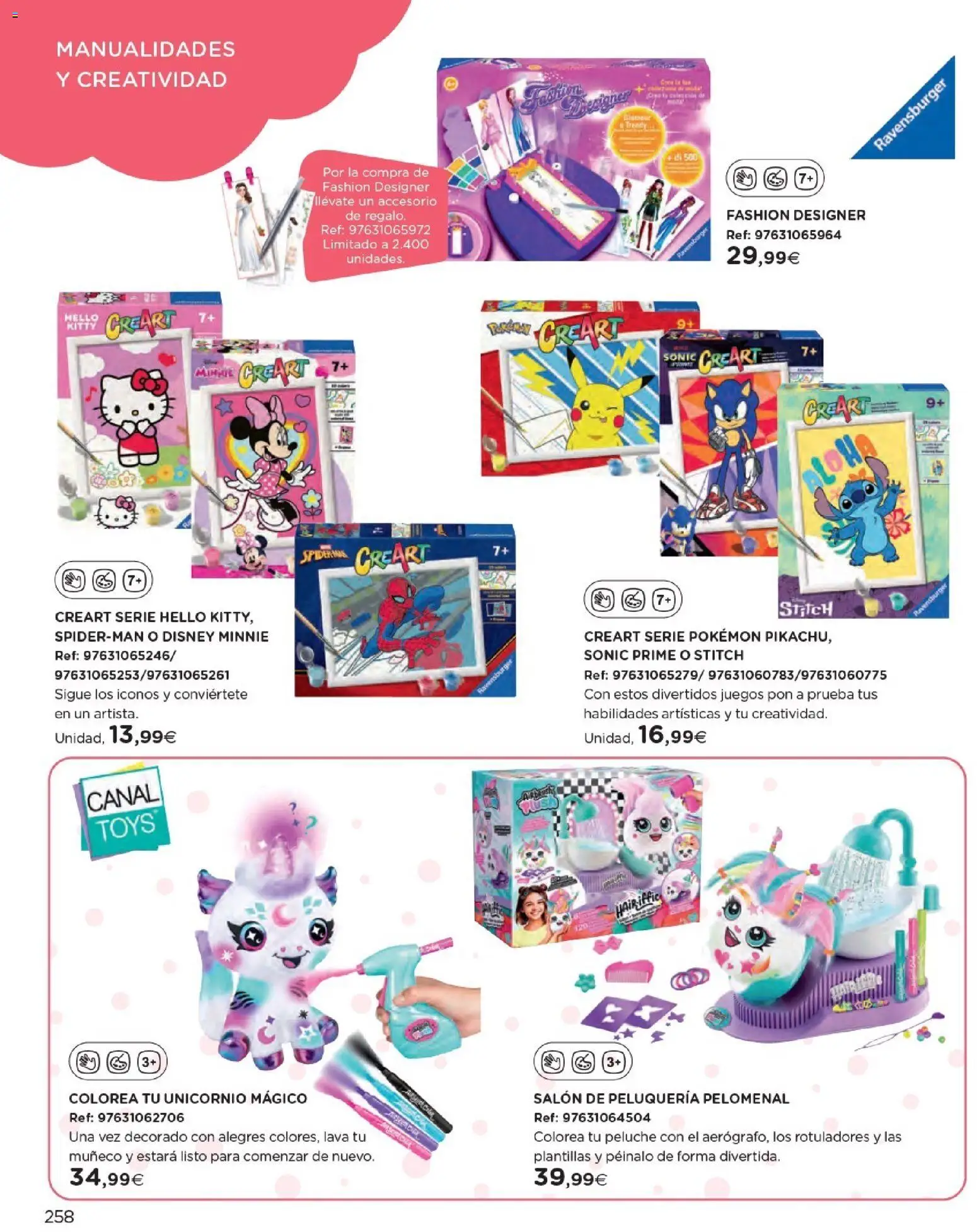 Nuevas ofertas de El Corte Inglés válidas en toda la República Mexicana desde el 27.10.2025. ¡Encuentra las mejores ofertas en El Corte Inglés catálogo Juguetes! | Página: 258