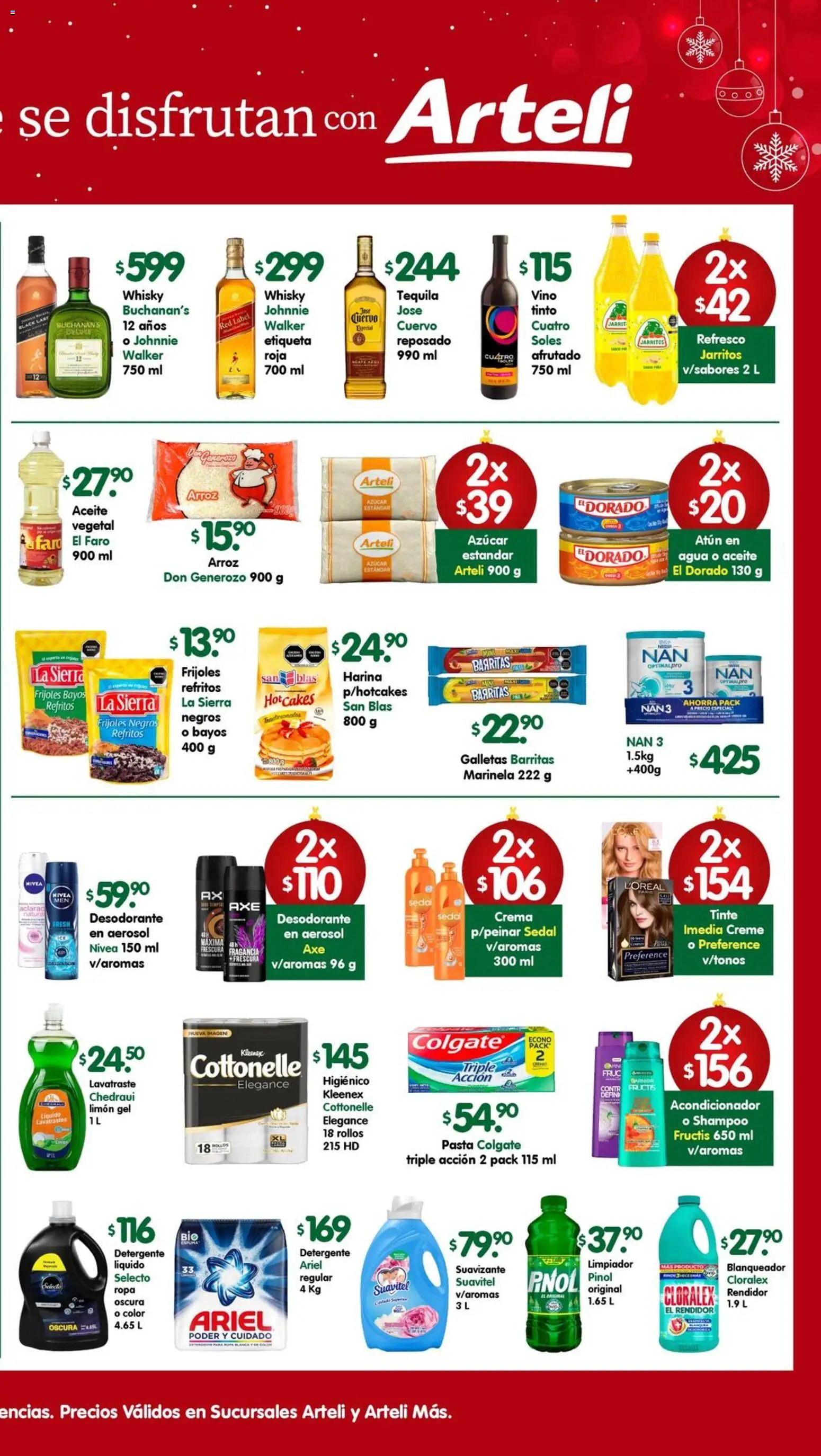 Nuevas ofertas de Arteli válidas en toda la República Mexicana desde el 01.12.2025. ¡Encuentra las mejores ofertas en Arteli folleto Suc.Arteli & Arteli mas! | Página: 2