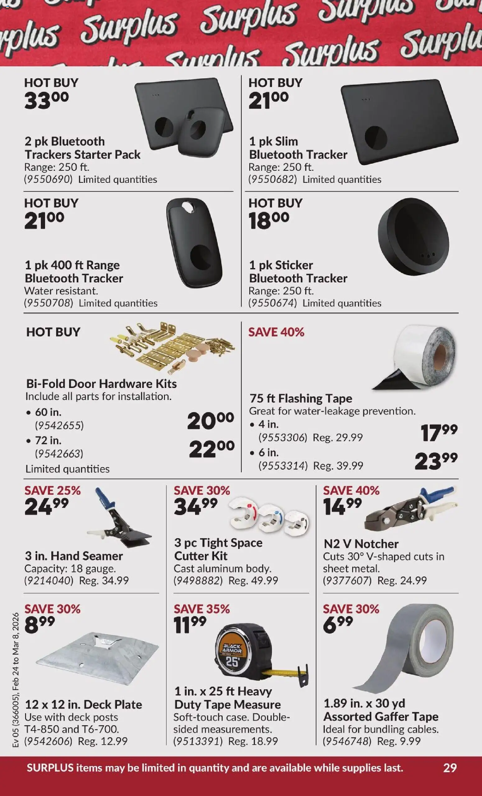 Princess Auto flyer valid from 24.02.2026 | Page: 33 | Products: PC, Cutter