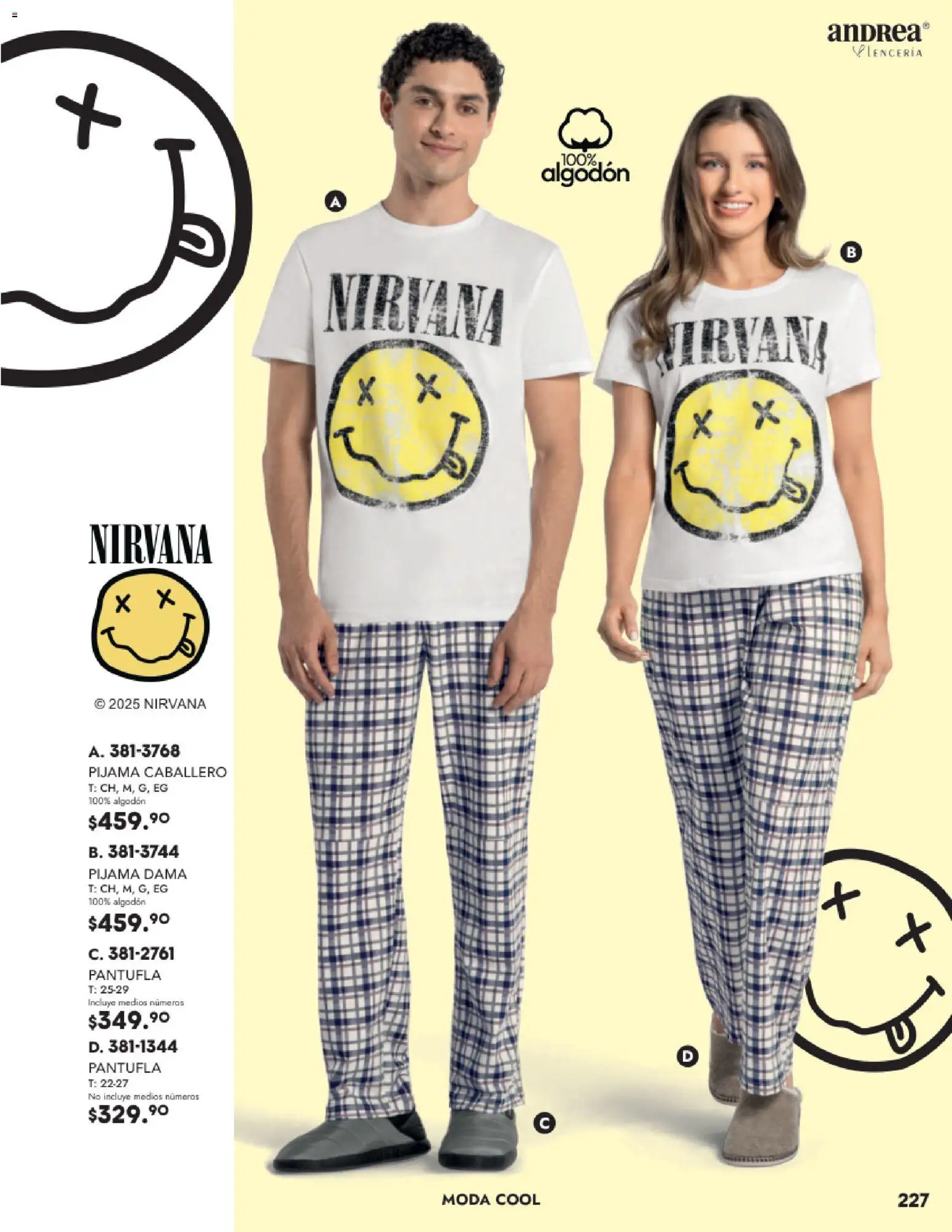 Nuevas ofertas de Andrea válidas en toda la República Mexicana desde el 26.11.2025. ¡Encuentra las mejores ofertas en Andrea catálogo Lancería, Vestir Interior otoño 2025! | Página: 63 | Productos: Pijama, Algodón