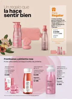 Vista previa de Natura campaña 6 2026, nuevo folleto de la tienda, válido en México a partir del 02.04.2026 | Página: 129 | Productos: Neceser, Aceite, Body, Jabón