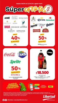 Vista previa Hipermercado Libertad - Super ofertas- semana  válido desde el 08.04.2026