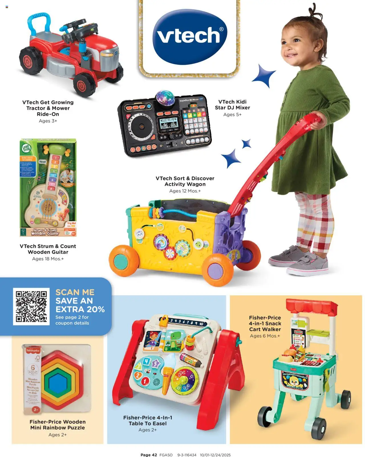 Fred Meyer Toy Book - valid from 10.10.2025 | Page: 42 | Products: Mower, Easel, Table, Mixer