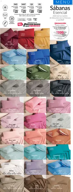 Vista previa de Colchas Concord catálogo, nuevo folleto de la tienda, válido en México a partir del 01.05.2026 | Página: 144