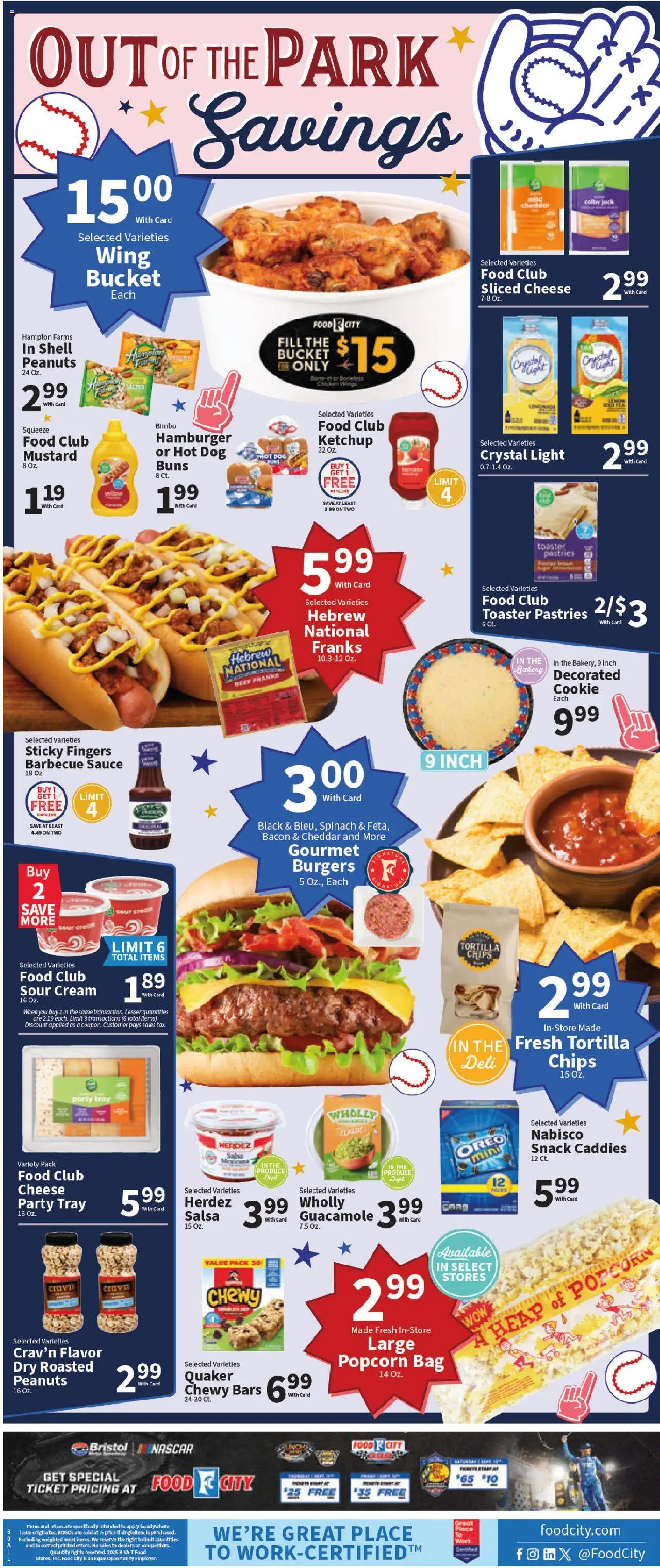 Food City Weekly Ad - valid from 30.07.2025 | Page: 8 | Products: Bakery, Beef, Cream, Sauce