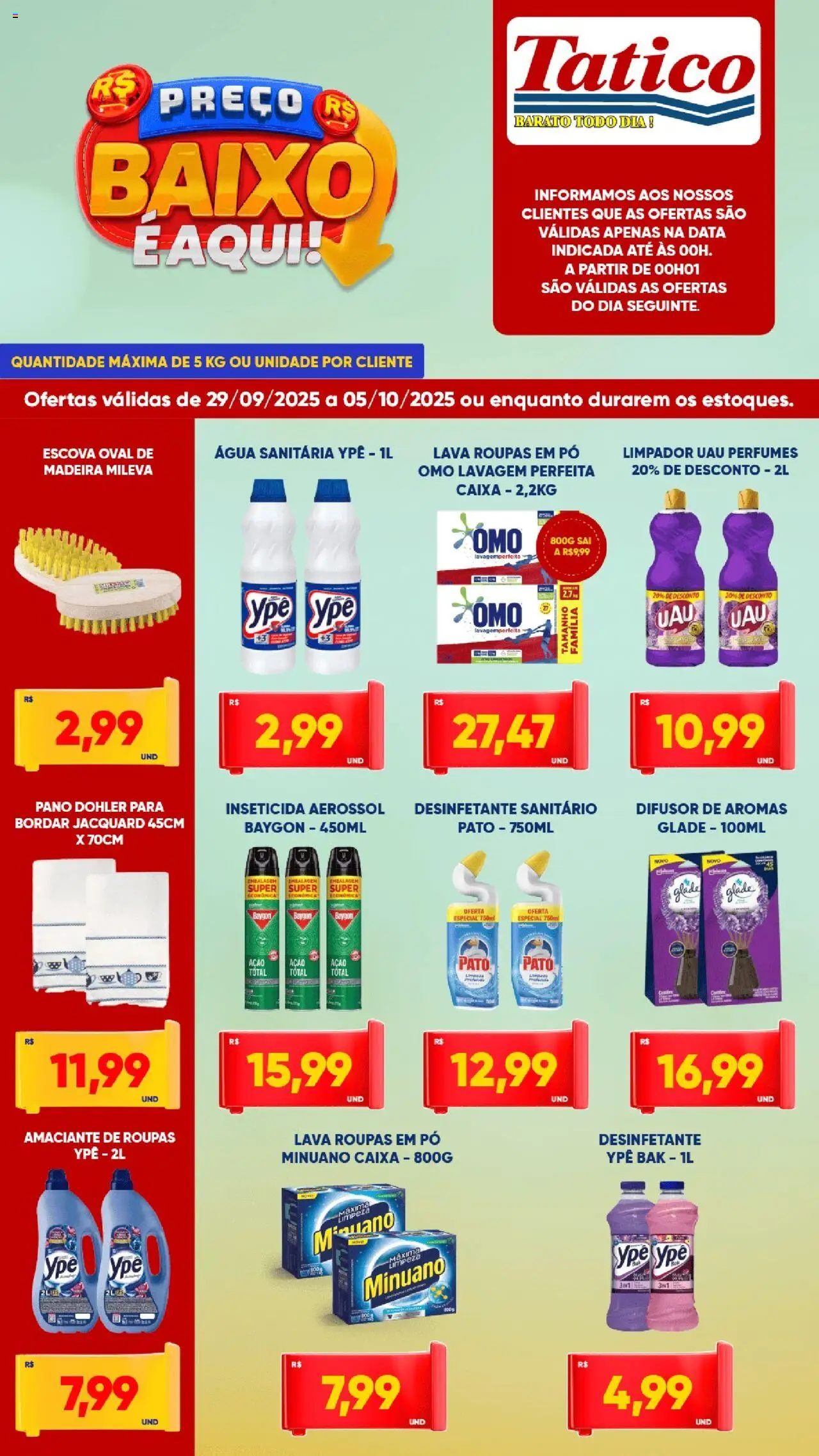 Tatico Folheto - válido de 29.09.2025 | Página: 8 | Produtos: Amaciante de roupas, Caixa, Roupas, Uau perfumes