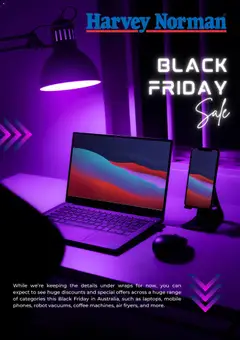 Preview of Harvey Norman Black Friday Notice - valid from 22.10.2025