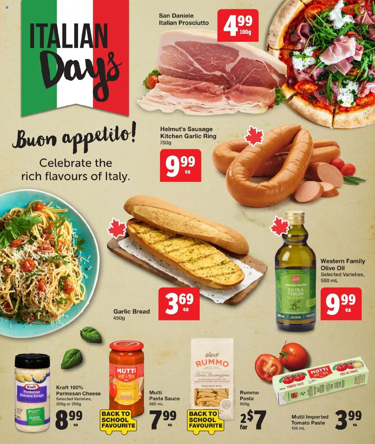 Quality Foods flyer valid from 11.09.2025 | Page: 6 | Products: Pasta, Cheese, Oil, Bread