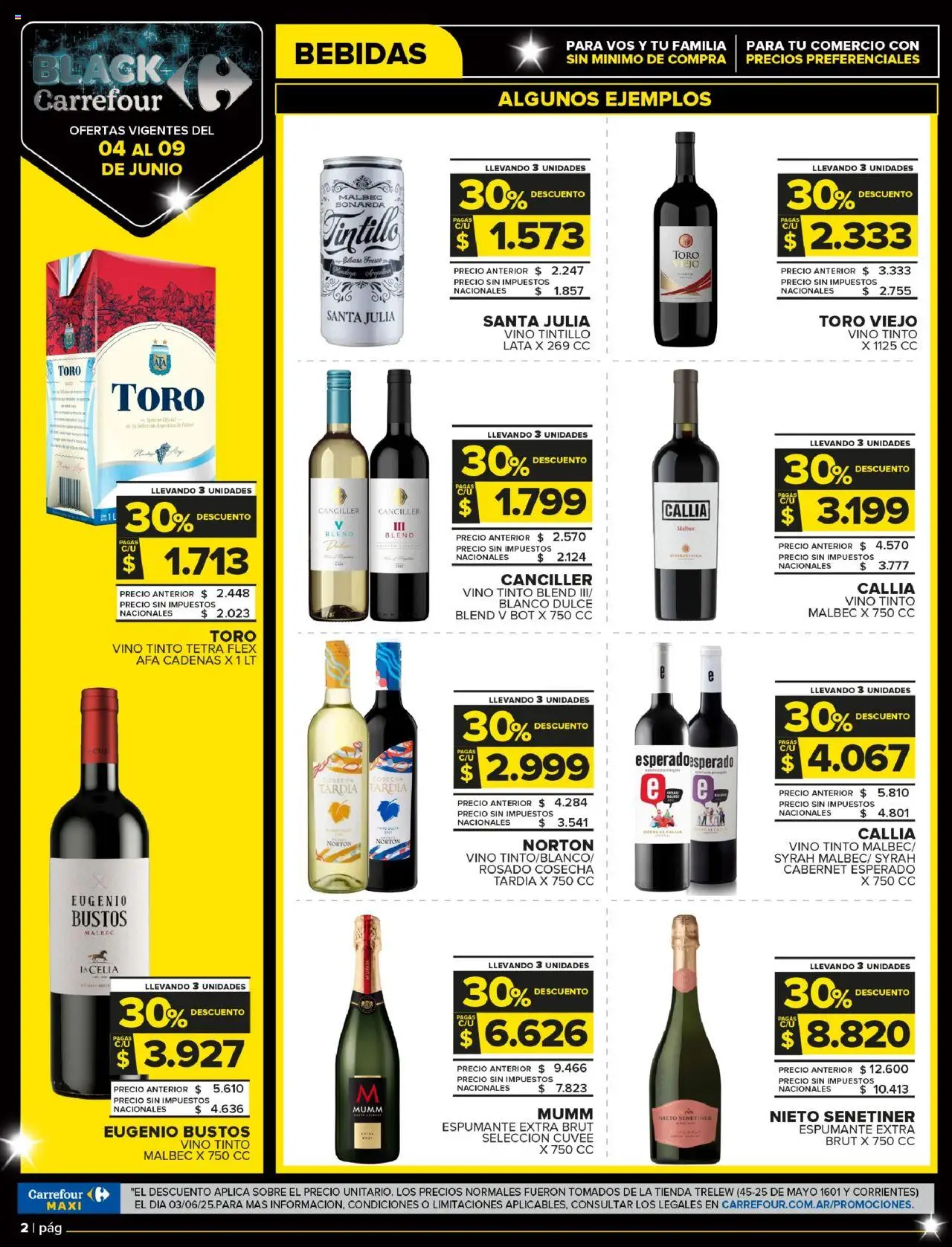 Carrefour Maxi catálogo - Chubut │ válido desde el 04.06.2025 | Página: 2 | Productos: Sobre, Vino