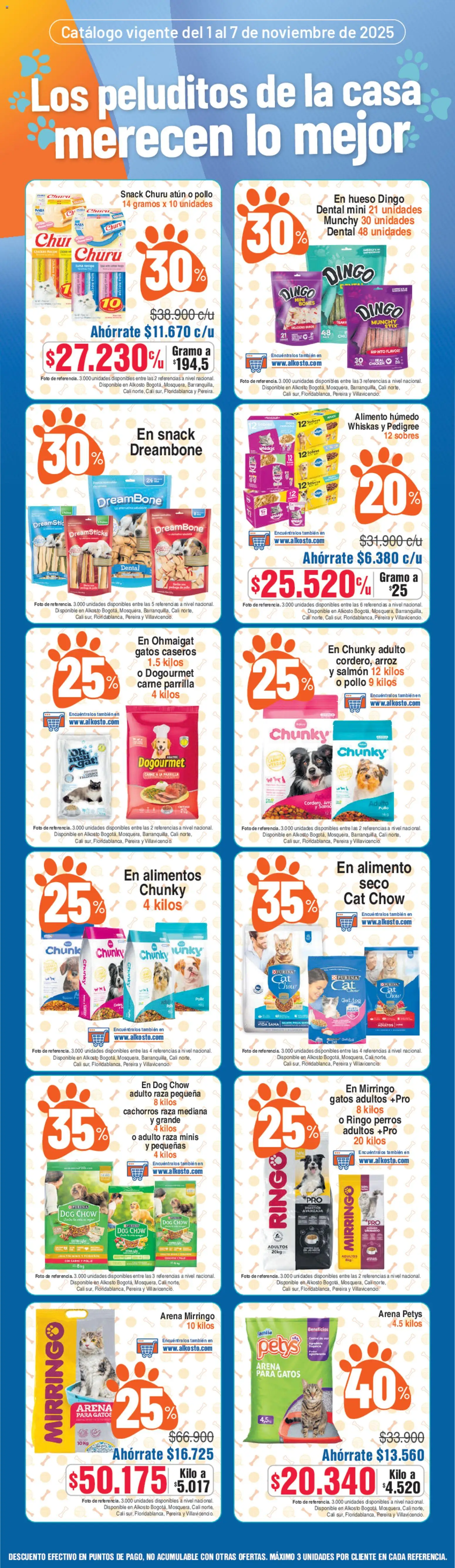 Alkosto revista - valida desde el 01.11.2025 | Página: 6 | Productos: Arroz, Pollo, Parrilla, Fragancia