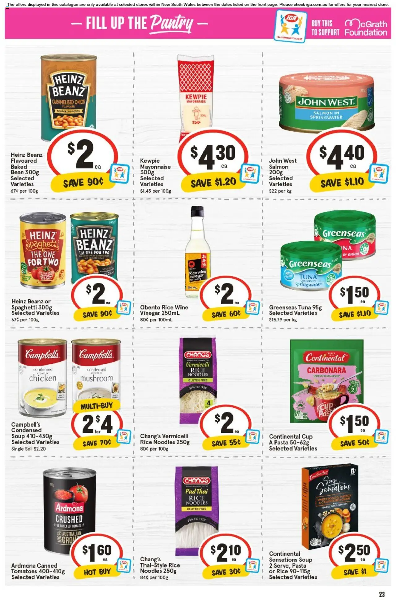 IGA catalogue - valid from 17.09.2025 | Page: 22 | Products: Wine, Tomatoes, Salmon, Garlic