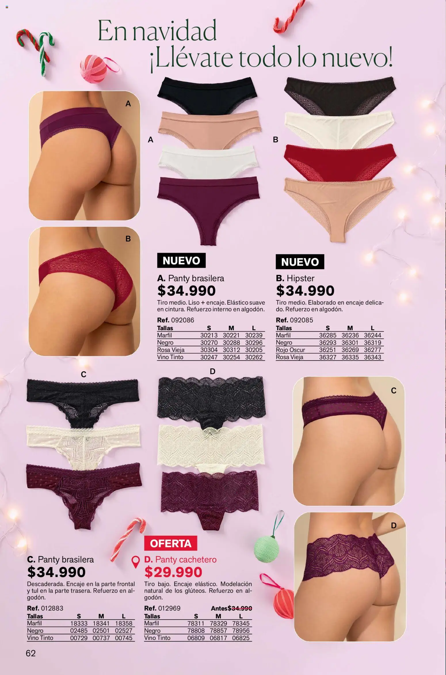 Leonisa revista - valida desde el 13.11.2025 | Página: 62 | Productos: Brazo de reina, Cachetero, Vino