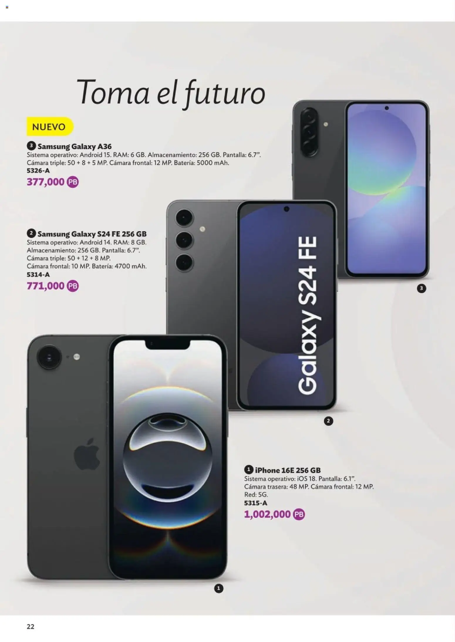 Nuevas ofertas de Betterware válidas en toda la República Mexicana desde el 05.01.2026. ¡Encuentra las mejores ofertas en Betterware Catálogo de Premios! | Página: 22 | Productos: Cámara, Batería