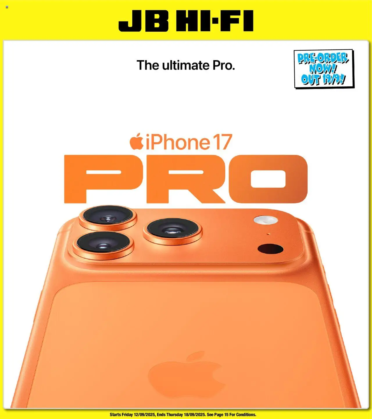 JB Hi-Fi catalogue - valid from 12.09.2025 | Page: 1 | Products: Iphone