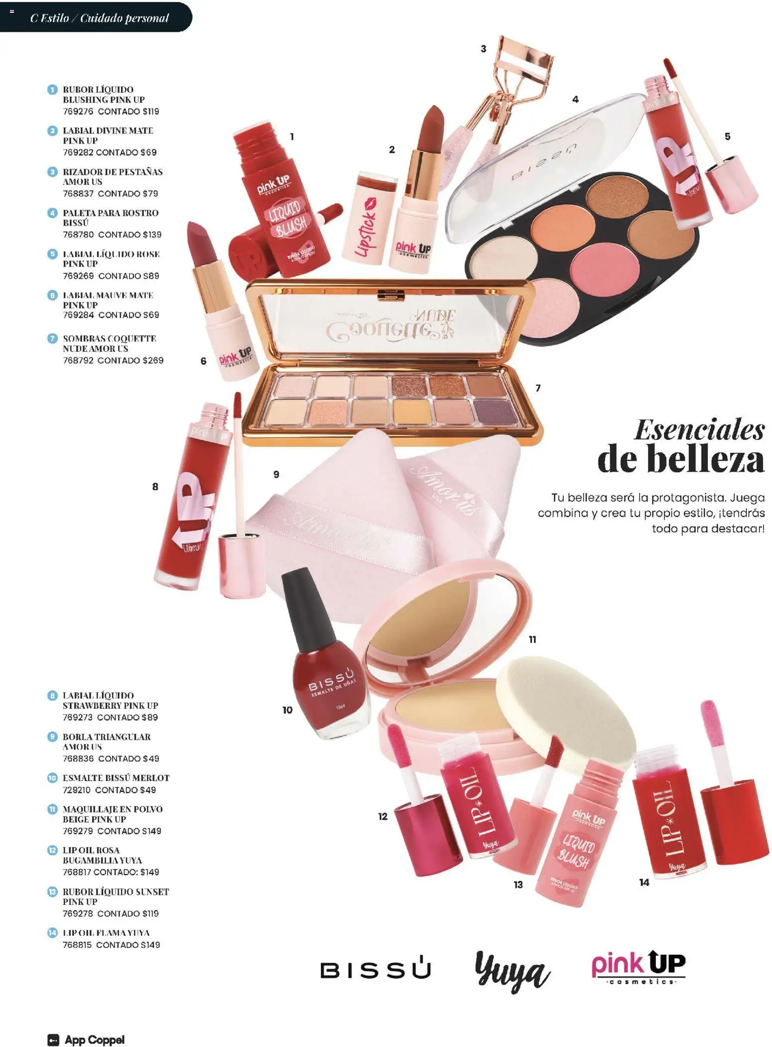 Nuevas ofertas de Coppel válidas en toda la República Mexicana desde el 01.03.2026. ¡Encuentra las mejores ofertas en Coppel catálogo ! | Página: 21 | Productos: Paleta, Rizador, Mate, Maquillaje