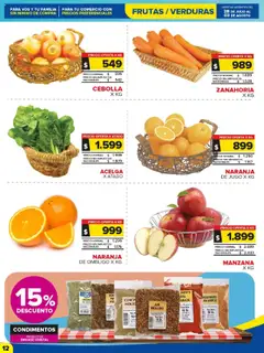 Carrefour Maxi catálogo │ válido desde el 28.07.2025 | Página: 11 | Productos: Cebolla, Jugo, Arroz, Orégano