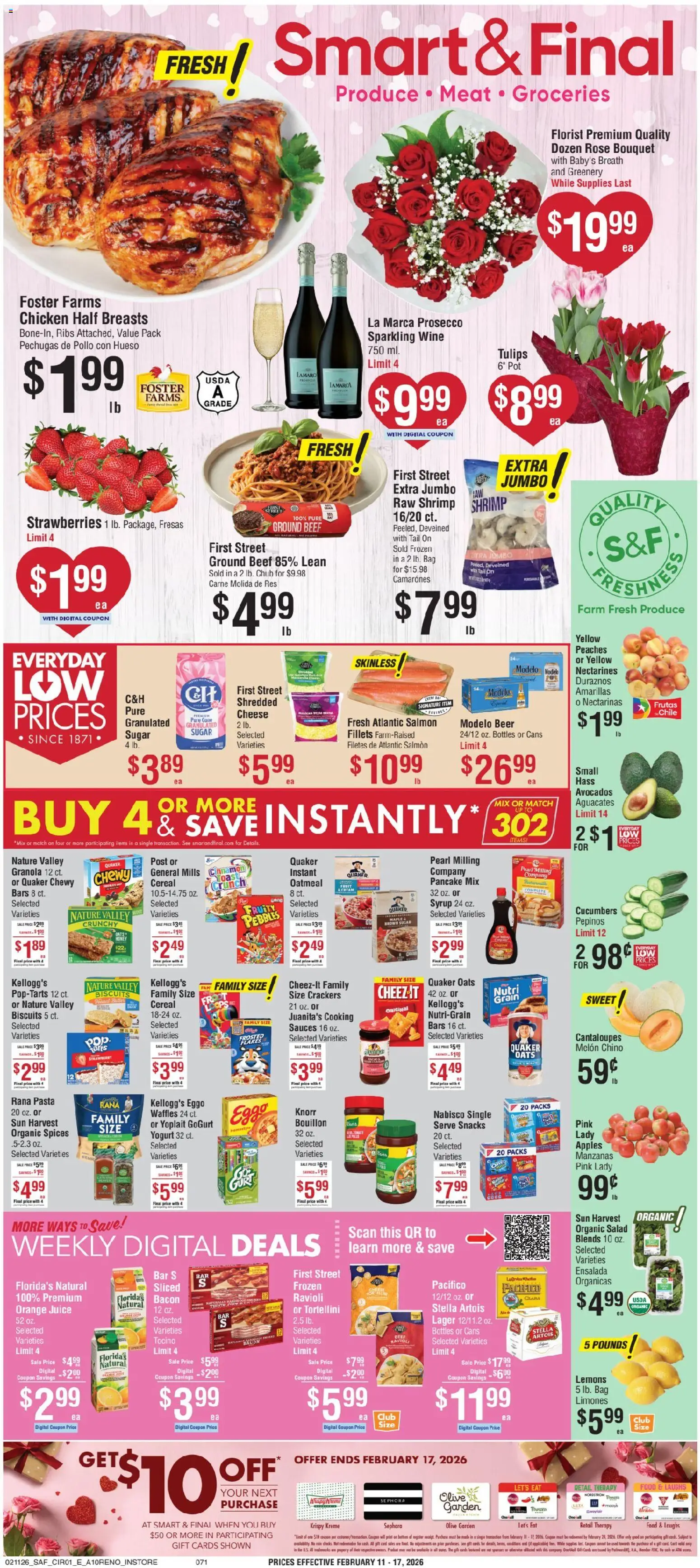 Smart & Final Weekly Ad - valid from 11.02.2026 | Page: 1