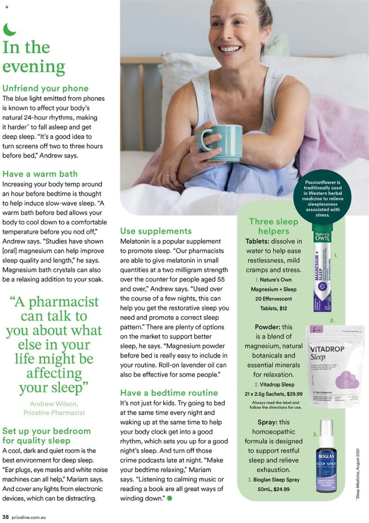 Priceline Pharmacy catalogue - valid from 20.02.2025 | Page: 38 | Products: Light, Oil, Clock, Bed