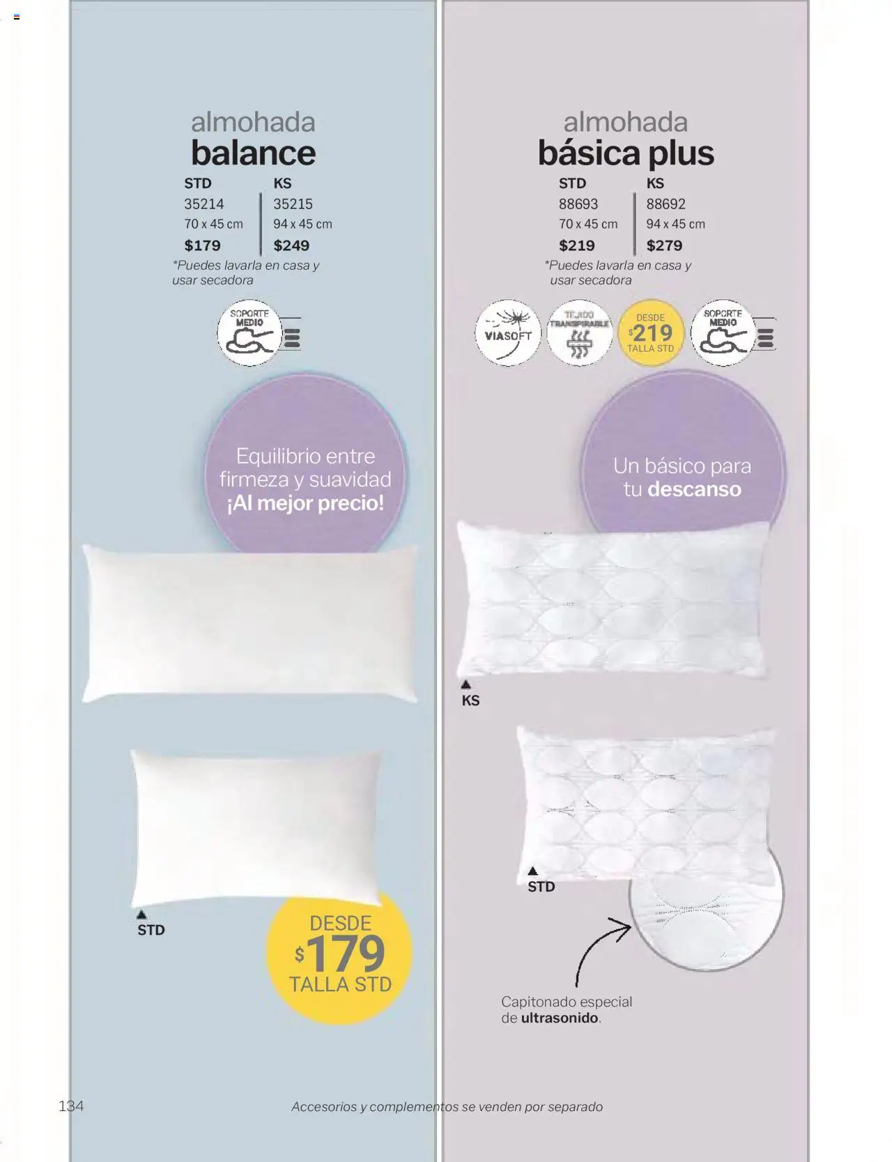 Nuevas ofertas de Vianney válidas en toda la República Mexicana desde el 24.01.2025. ¡Encuentra las mejores ofertas en Vianney catálogo Chavos! | Página: 136 | Productos: Secadora, Almohada