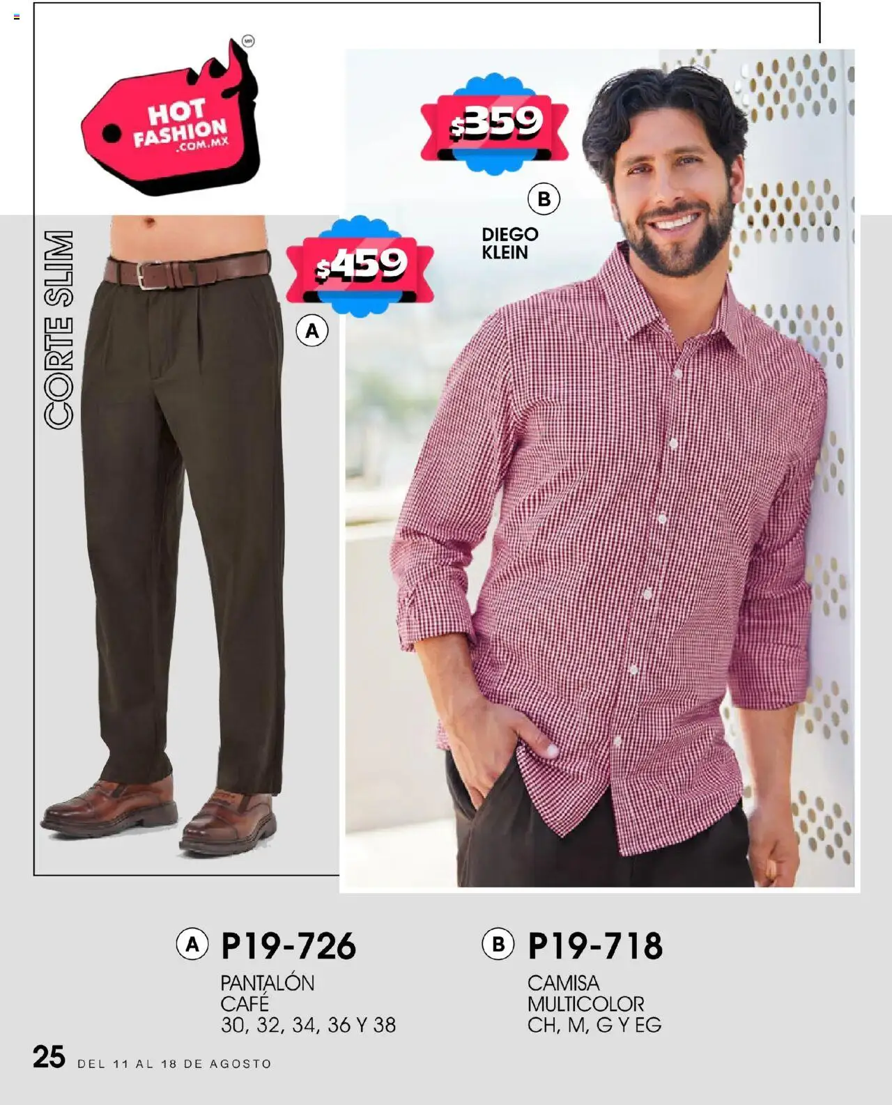 Nuevas ofertas de Cklass válidas en toda la República Mexicana desde el 11.08.2025. ¡Encuentra las mejores ofertas en Cklass - Catálogo Hot Fashion! | Página: 26 | Productos: Camisa, Café