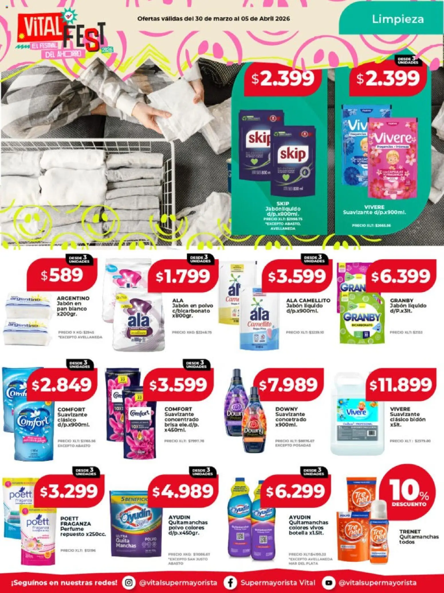 Vital -Ofertas - Laferrere  │ válido desde el 30.03.2026 | Página: 9 | Productos: Botella, Bidón, Perfume, Polvo