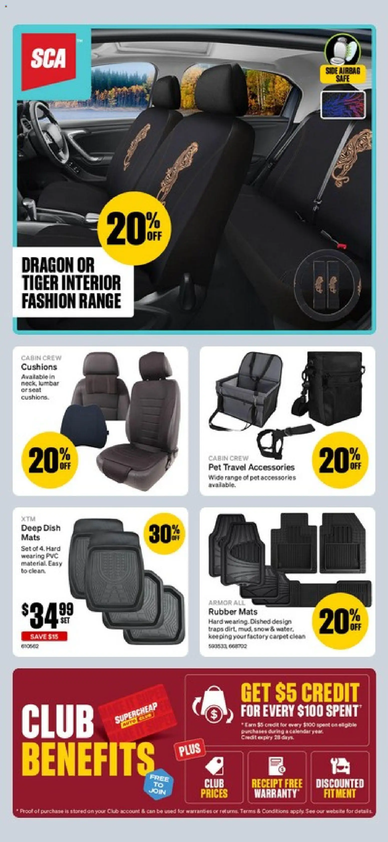 Supercheap Auto catalogue - valid from 08.04.2026 | Page: 18 | Products: Carpet, Accessories, Safe