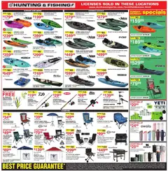 Preview of Dunham's Sports weekly ads valid from 04.04.2026 | Page: 9 | Products: Battery, Griddle, Umbrella, Bag
