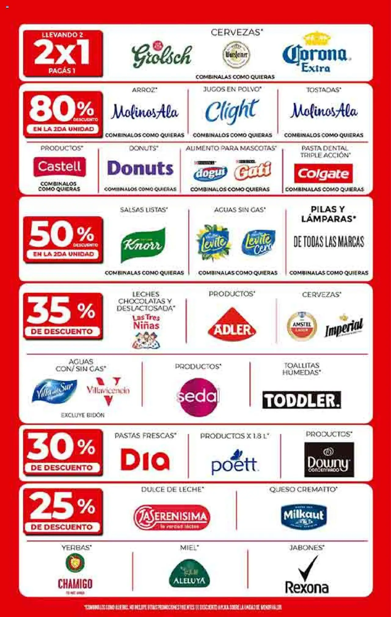 Supermercado DIA Ofertas - Salta y Jujuy │ válido desde el 20.08.2025 | Página: 2 | Productos: Bidón, Pasta dental, Queso, Pasta