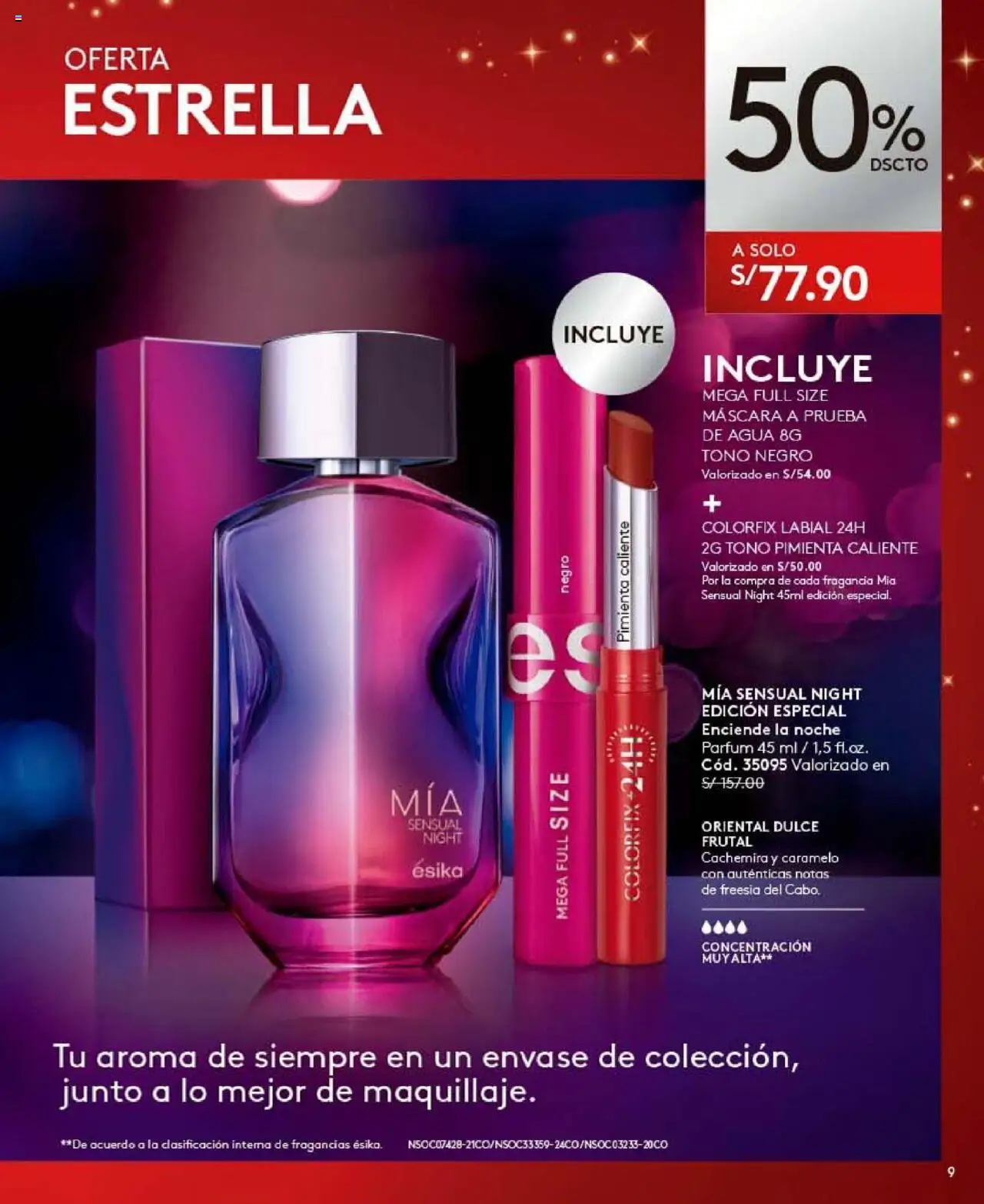 Catálogo Ésika válido desde 24.10.2025 | Página: 13 | Productos: Máscara, Fragancia