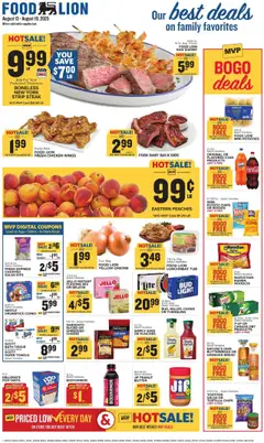 Preview of Food Lion weekly ads valid from 13.08.2025