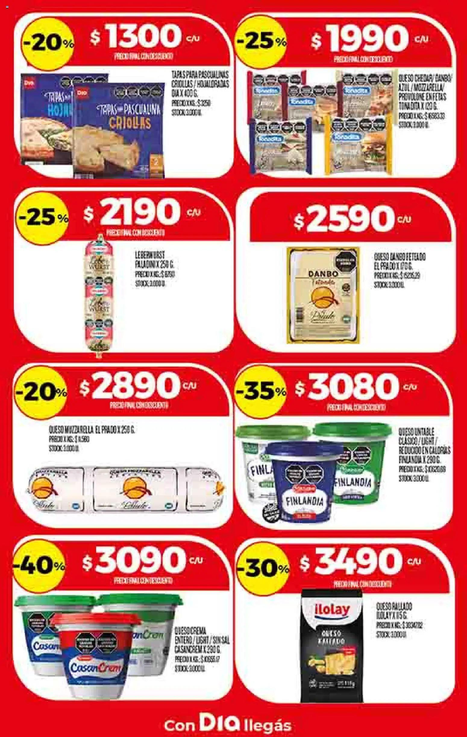 Dia - Ofertas - Salta y Jujuy │ válido desde el 26.11.2025 | Página: 3 | Productos: Queso