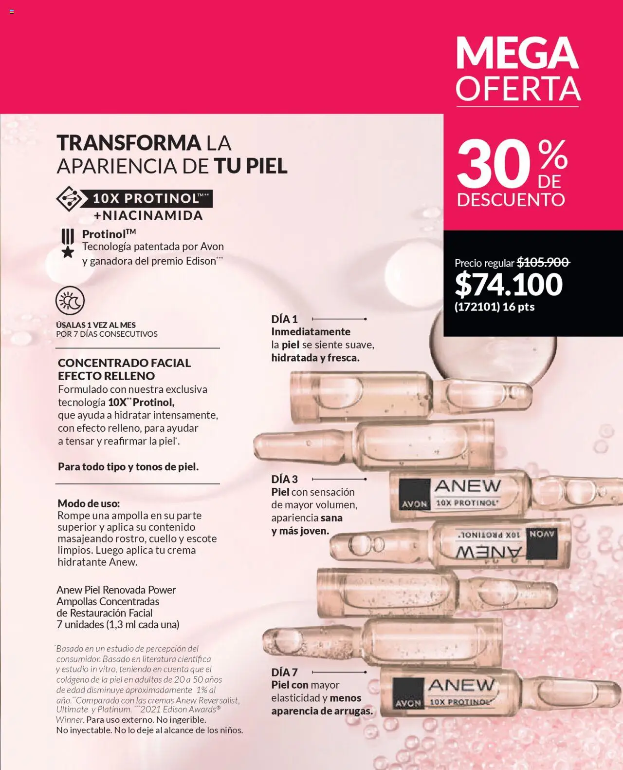 Avon revista - valida desde el 12.09.2025 | Página: 179 | Productos: Crema, Ampolla, Cuello