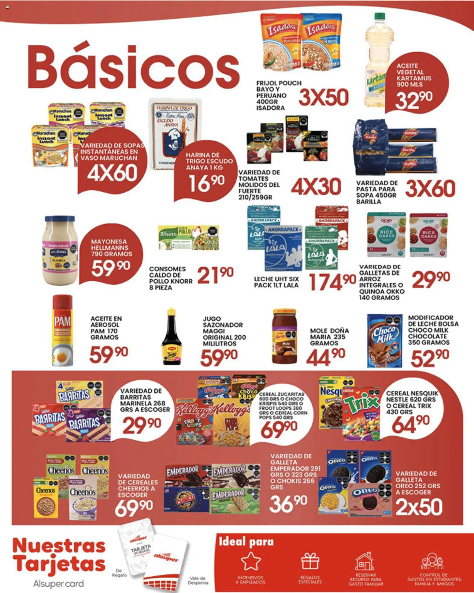 Nuevas ofertas de Alsuper válidas en toda la República Mexicana desde el 17.04.2026. ¡Encuentra las mejores ofertas en Alsuper folleto Laguna! | Página: 6 | Productos: Pollo, Harina, Chocolate, Tomates