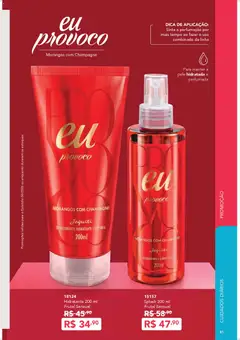 Jequiti - Revista 6/2026 - Pré-Visualização do folheto da loja Jequiti, válido de 23.04.2026 | Página: 81 | Produtos: Champagne, Hidratante corporal, Desodorante, Morangos