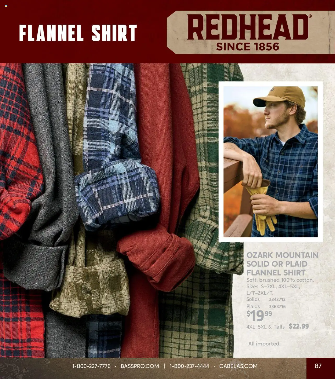 Cabela's Fall Clothing 25 - valid from 01.10.2025 | Page: 87 | Products: Shirt