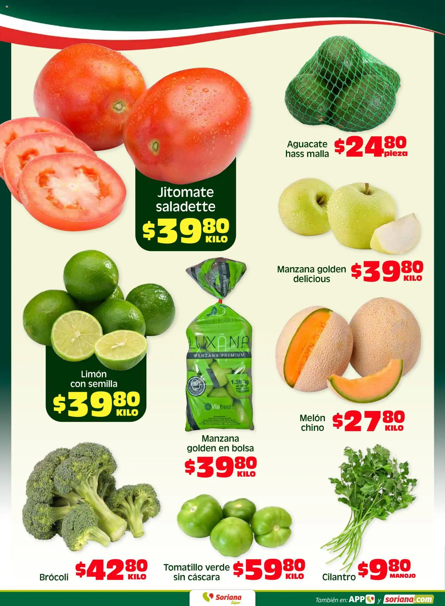 Nuevas ofertas de Soriana válidas en toda la República Mexicana desde el 27.03.2026. ¡Encuentra las mejores ofertas en Soriana Fin de Semana Súper: Chih, Delicias, Dur y Coah (excepto Saltillo)! | Página: 2 | Productos: Bolsa, Limón, Aguacate, Malla