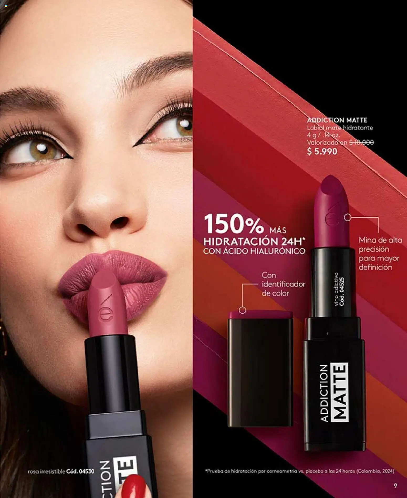 Catálogo Ésika Campaña 4 │ válido desde el 15.02.2026 | Página: 9 | Productos: Mate, Vino, Labial